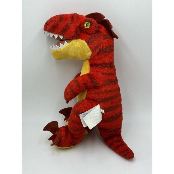 Build A Bear Red Dinosaur T REX Velociraptor Raptor Plush 19" Plush BAB Core - Picture 4 of 9